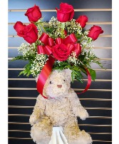 Bear & Roses 