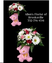 Bear-y Beautiful  Fresh cut arrangement 