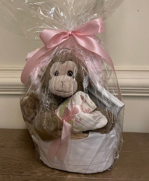 Bearington Baby "Giggles" basket gift basket