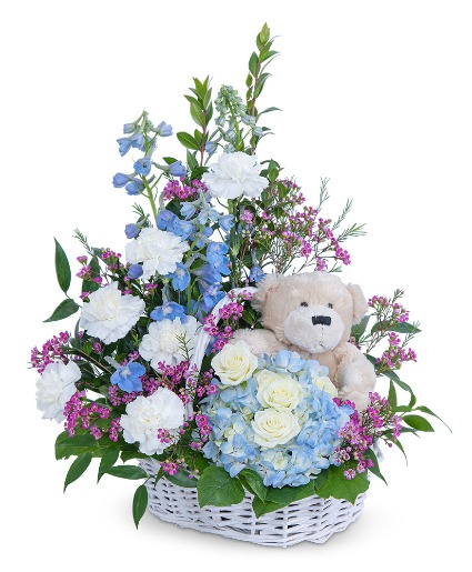 Beary Lovable Flower Arrangement