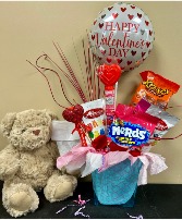 Beary Sweet Bouquet Candy Bouquet w/ballon and bear