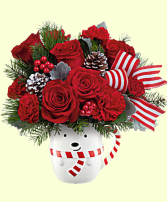 Beary Wish Bouquet vase arrangement