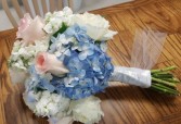 Beautiful and Blue  Wedding Bouquet 