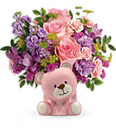 Beautiful Arrival Bear Bouquet T602-6A