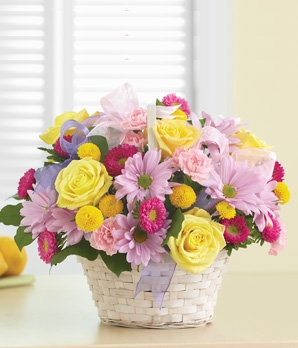 Beautiful Basket Fresh Flower arrangement