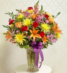 Beautiful Blessings Bright Vase Arrangement everyday