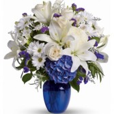 Beautiful Blue and White Vase 