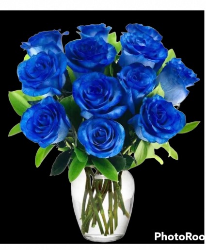 Beautiful blue roses Bouquet 