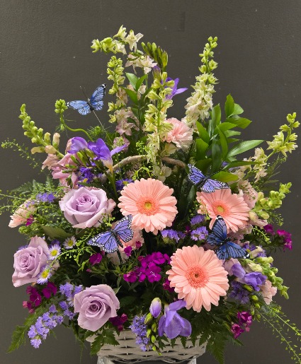 Beautiful Butterfly Basket