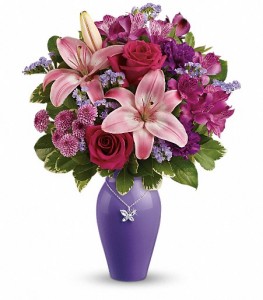 Beautiful Butterfly Keepsake Bouquet