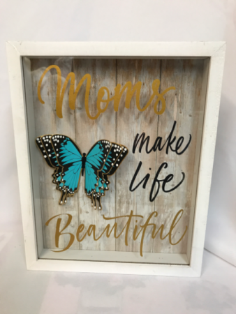 Beautiful decorative shadow box