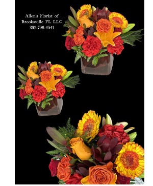 Beautiful Harvest Cube Fresh cut flowers 