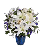 BEAUTIFUL IN BLUE Vase Arrangement