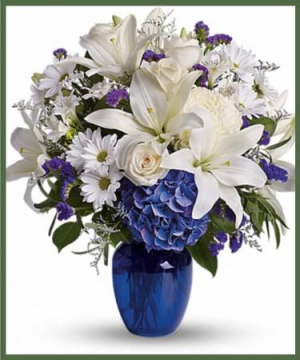Beautiful in Blue in Arlington, TX | Lige Green Flowers Beautiful in Blue in Arlington, TX | Lige Green Flowers