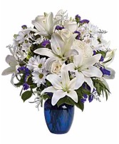 beautiful in blue Floral Arrangement