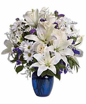 Beautiful in Blue lilies