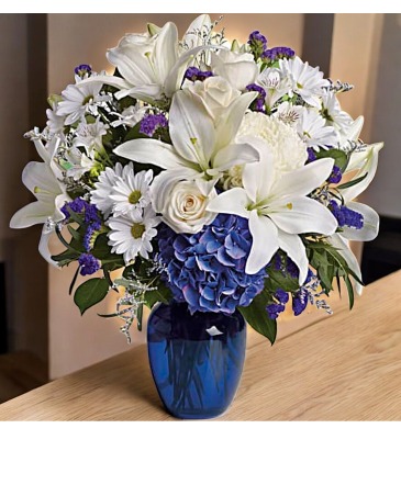 Beautiful in Blue Premium Best Seller! in Mansfield, TX | Mansfield Florist & Gifts