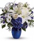 Beautiful In Blue  Vase arrangement