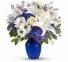 Beautiful In Blue Vase arrangement