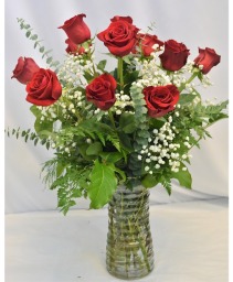 BEAUTIFUL IN RED DOZEN RED ROSES