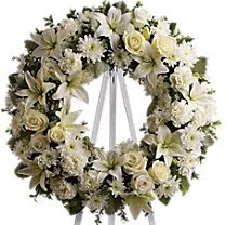 Beautiful in White Wreath