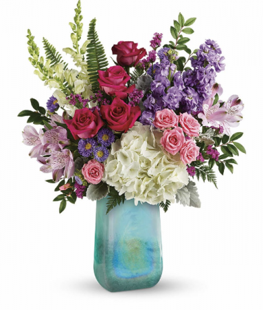 Beautiful Iridescent Beauty Vased Arrangements