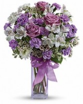 Beautiful Lavender Fresh Arrangement