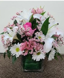 Beautiful Lily Day   FHF-M01 Fresh Flower Arrangement 