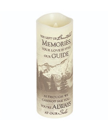 Beautiful Memories Candle 10441 Sympathy Keepsake in Du Bois, PA | BRADY STREET FLORIST