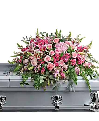 beautiful memories casket spray casket flowers