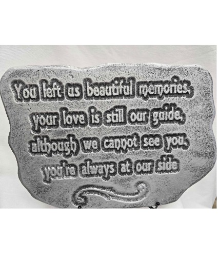 Beautiful Memories Stone Stepping Stone