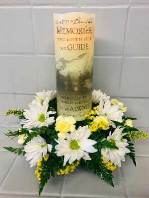 Beautiful Memories With Flickering LED Candle in Springfield, IL | FLOWERS BY MARY LOU Beautiful Memories With Flickering LED Candle in Springfield, IL | FLOWERS BY MARY LOU