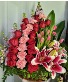 Beautiful mixed flowers basket  Any occasion 