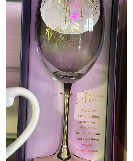 Beautiful Mom Wine Glass 