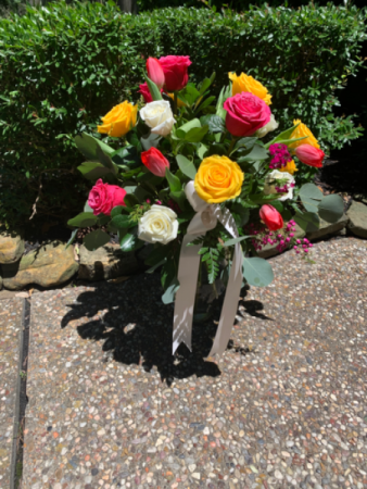 Beautiful Mother! Mixed Roses and Tulips