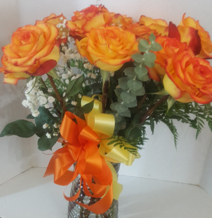 Beautiful Orange Roses 