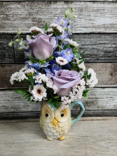 Beautiful Owl  Mug arrangement 