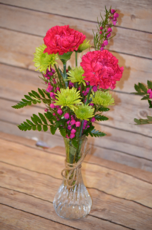 Beautifully bright mini bud vase