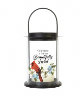Beautifully lived cardinal lantern 