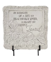 Beautifully Lived Flower Stone With Easel