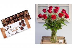 Beauty and Sweets  Roses and Chocolates 