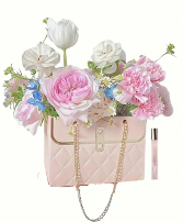 Handbag Florals & "Cherry Blossom" Perfume 