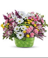 Beauty Princess Garden Flower Basket Arrangement