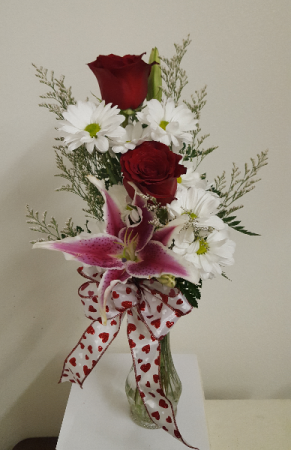 Because I Love You Vase Arrangement