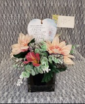 Because someone we love - Plaque & Silks Silk Arrangement