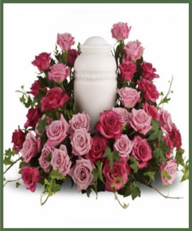 Bed of Pink Roses