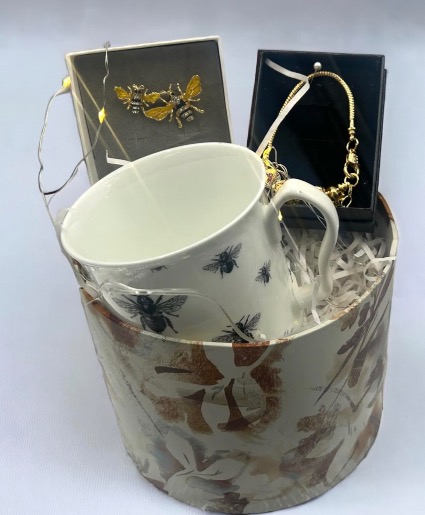 Bee Beautiful Mug and Jewelry  Queen Bee Collection 