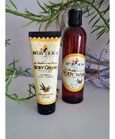 BODY WASH & BODY CREAM GIFT SET,.  BEE BY THE SEA $ 30.00
