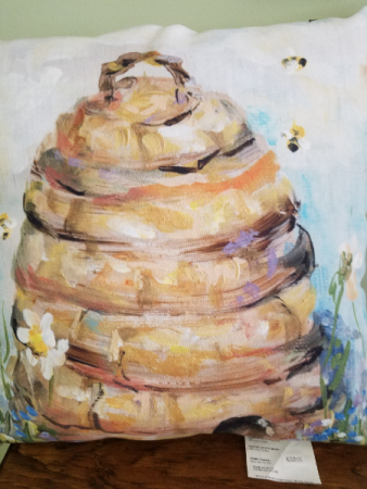 Bee Pillow Home Decor