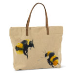 Bee Tote cotton and leather